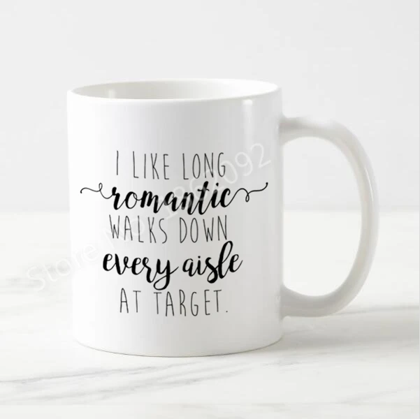 Новинка я люблю Длинные Романтические прогулки на мишене забавная кофейная
