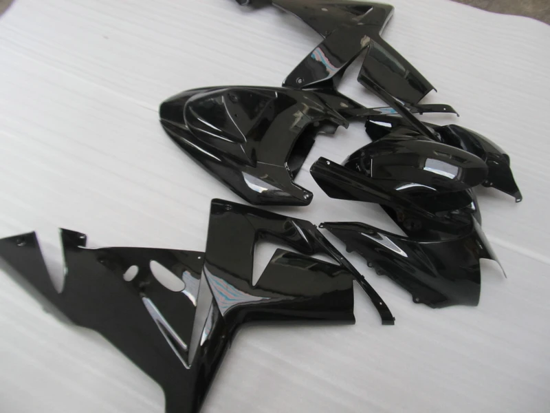 

100% New Fairings Bodywork For Kawasaki ZX10R 2004 2005 NINJA Fairing Kit ZX 10R 04 05 All Glossy Black Bodykits SZ38