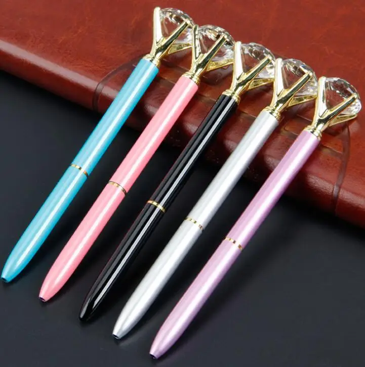1000pcs new arrival diamond pen queen gem crystal gift |