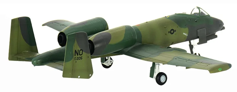 Предварительно построенный 1/72 масштаб A-10 Thunderbolt II Warthog A-10A реактивный самолет Коллекционная хобби готовая пластиковая модель