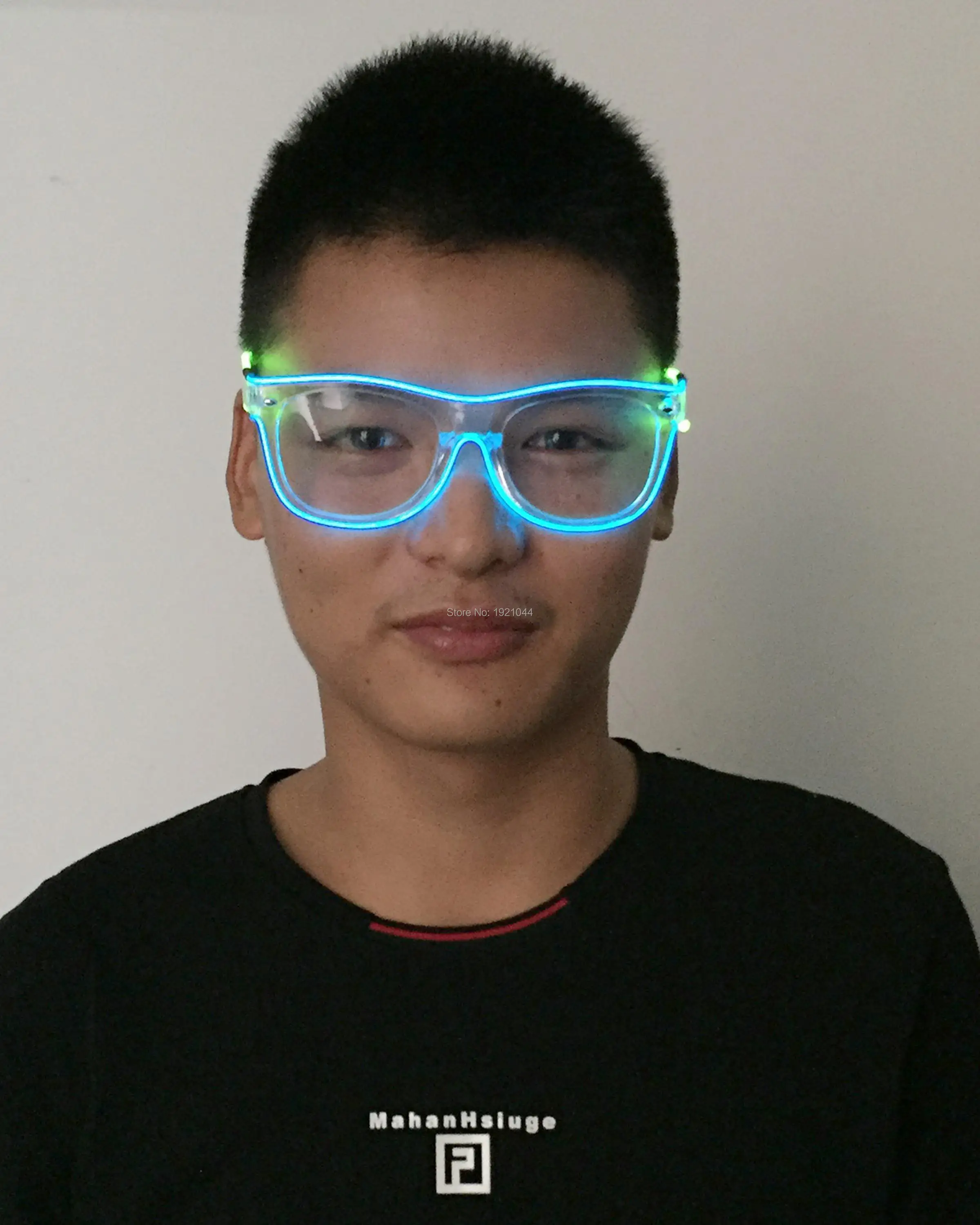 Новый дизайн Двухцветные светодиодные светящиеся прозрачные солнцезащитные