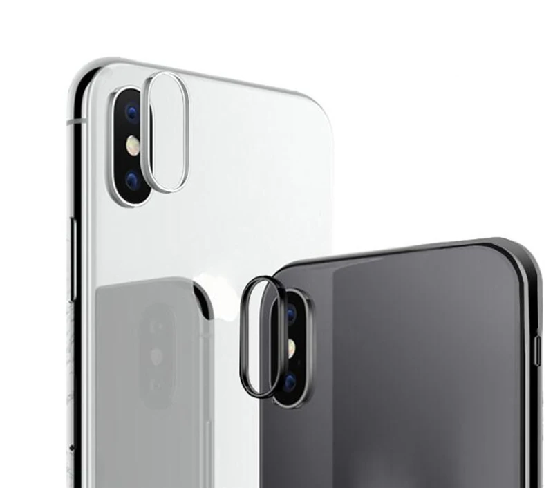 Металлическая Задняя крышка объектива для iPhone X с защитой от царапин задняя крышка камеры Кольцо для iPhoneX Lensbeschermer аксессуары для телефона