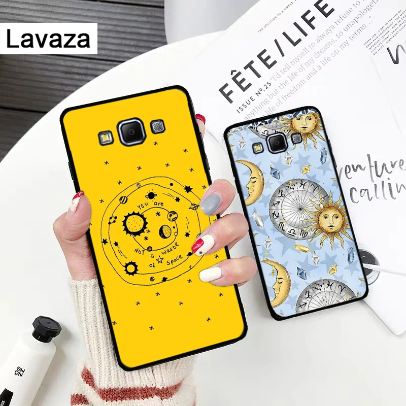 Защита от солнца луны и звезд красочный симпатичный силиконовый чехол для Samsung A2