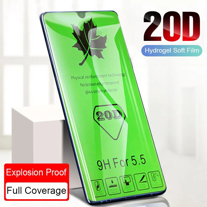 20D Защитное стекло для huawei P30 Lite Honor 8 8X Защита экрана Y7 Y5 Prime 2018 Y6 Y9 2019 закаленное |