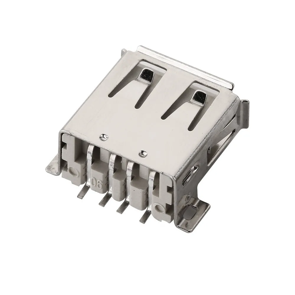 USB 2.0 4Pin A Type Female Socket Connector Curly Mouth for Data Transmission Charging | Обустройство дома