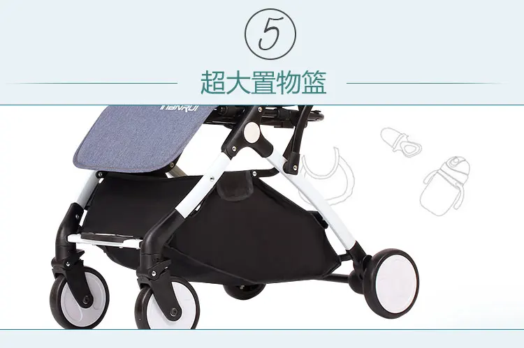 TIANRUI twins детская коляска на колесиках может присесть и расколоть Детские Портативные складные два ребенка двойной автомобиль