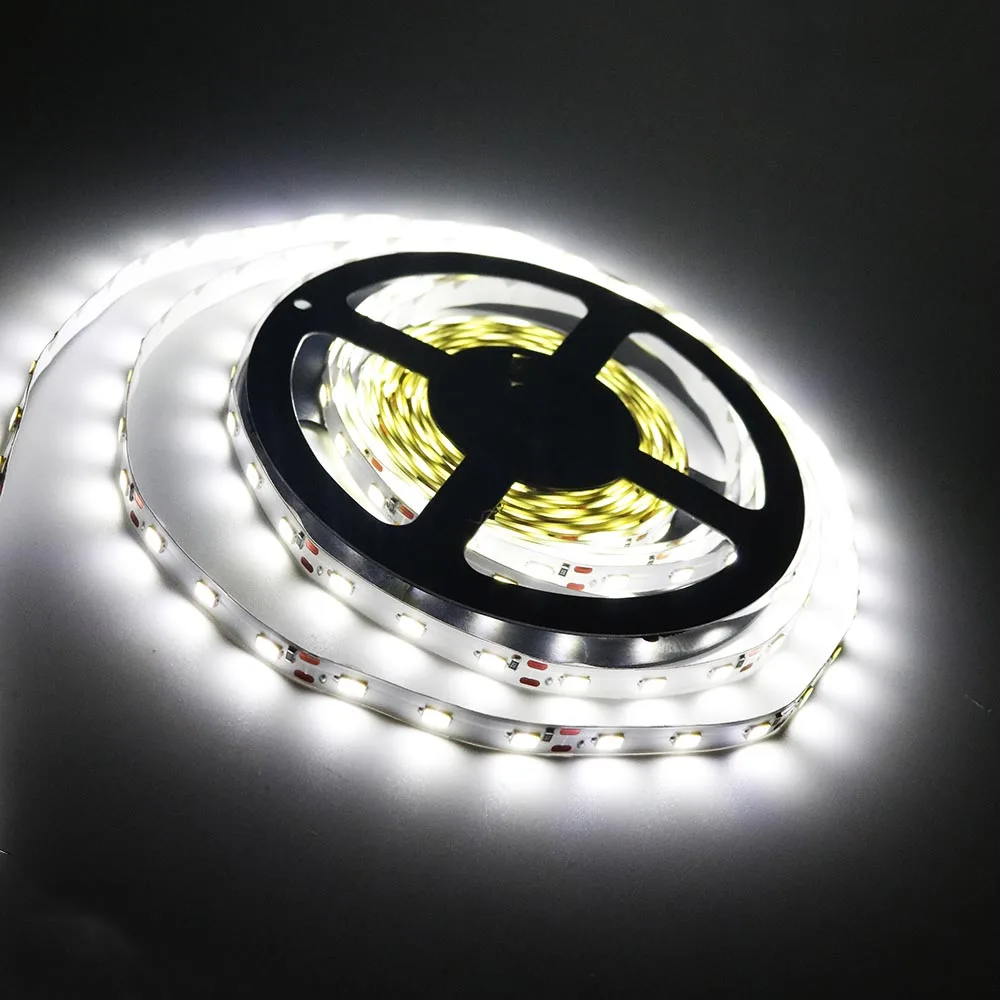 500 см 5630 5730 Светодиодная лента с DC conector Легкая установка гибкий свет SMD чип 60led/m