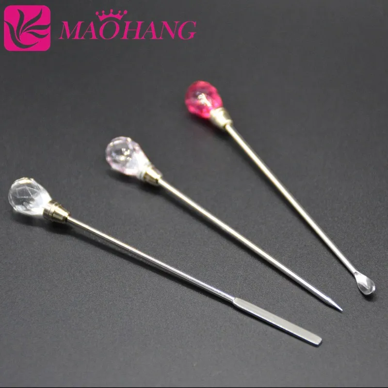 Набор для перемешивания ногтей MAOHANG 3 шт./лот|glitter spoon|acrylic nail toolsnail art spoon |