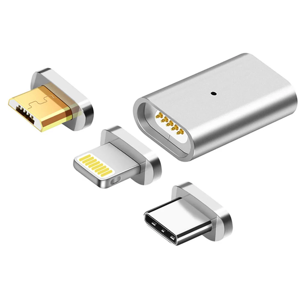 Магнитный USB Micro Female to Type C Male USB-C Android телефонный адаптер для iphone 8 samsung galaxy s9 s8 mi lg g6 |