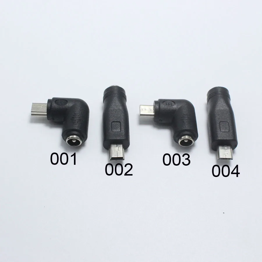 EClyxun 1 шт. 5,5x2,1 мм разъем для Mini/Micro USB Мужской 5 Pin DC разъем питания 90/180 градусов разъем адаптер для V8 Android
