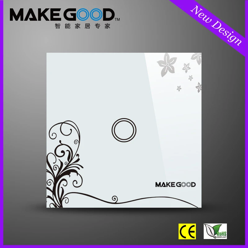 Прозрачная стеклянная панель MakeGood 1 комплект канал сенсорный экран выключатель