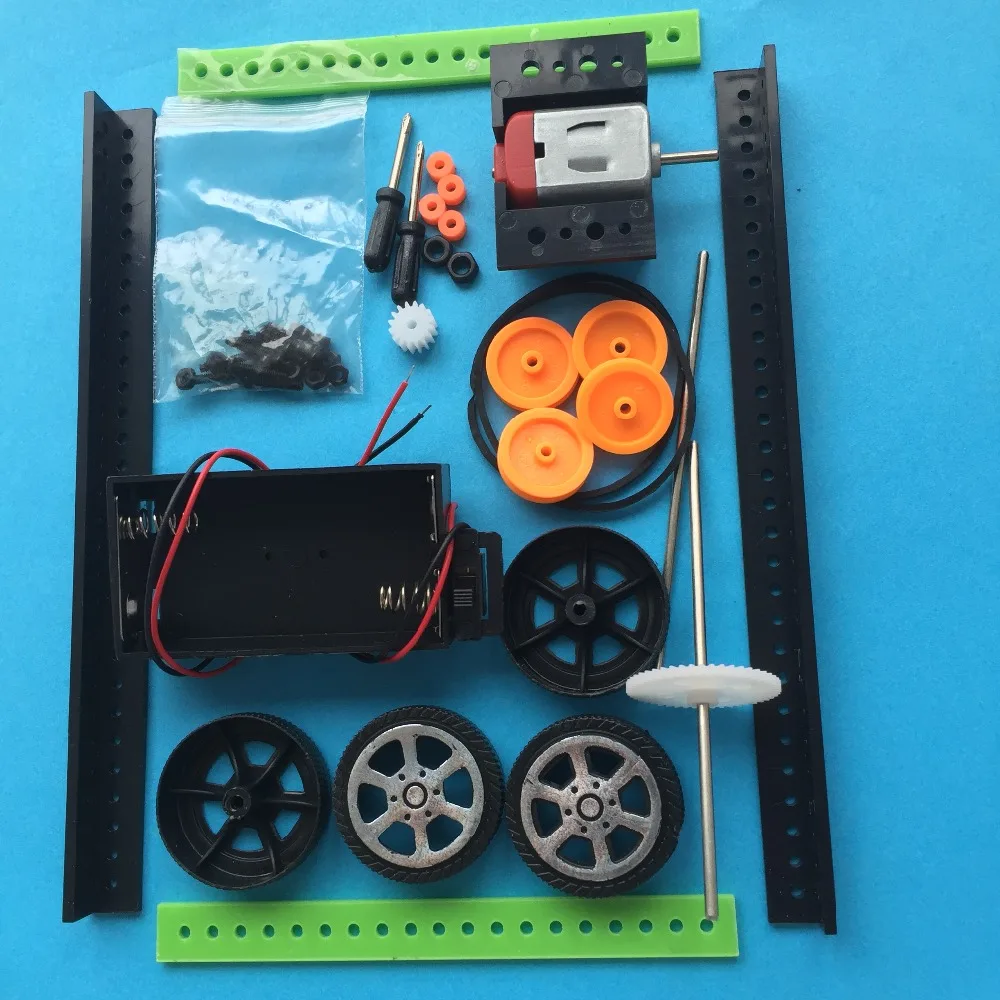 1 комплект модель J262Y DIY четырехколесный привод маленький игрушечный автомобиль