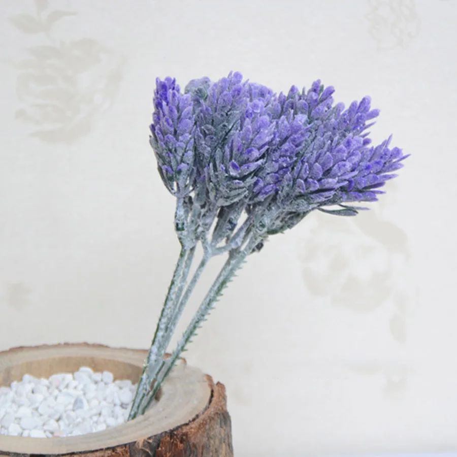purple 5 шт., 20 см, искусственные цветы для свадьбы, украшения для самодельного изготовления, искусственные цветы, вечерние, Декор, венок - Цвет: purple