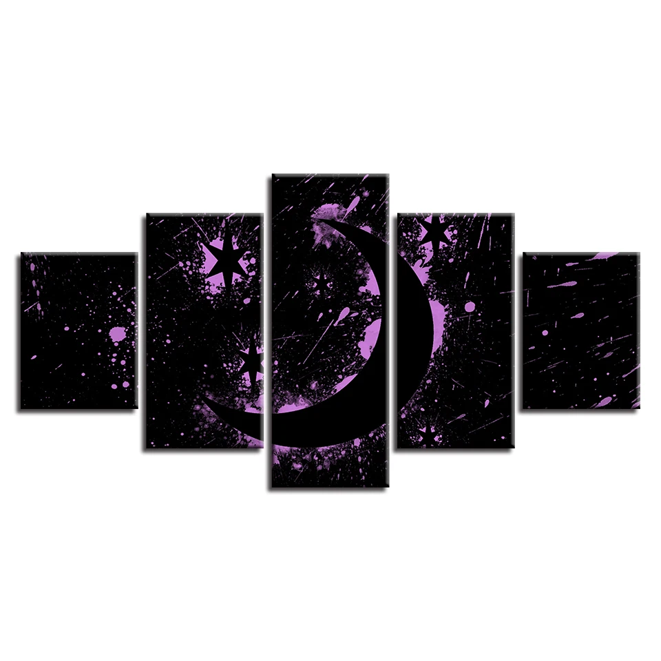Фоторамка с абстрактными звездами и луной 5 шт.|Рисование каллиграфия| |
