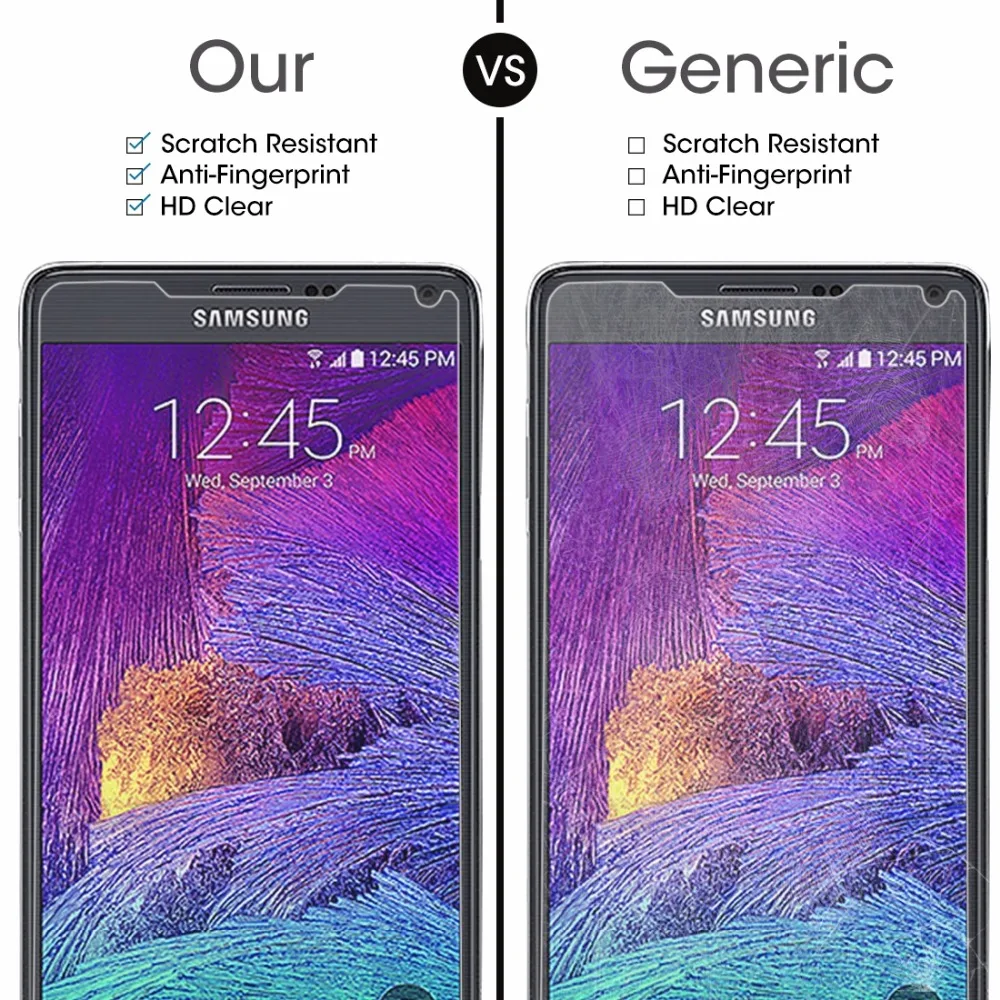 Для Samsung Galaxy S IV/i9500 Note 4 S5/G900 Grand Duos/i9082/i9060 0 26 мм 9H 2.5D пленка из закаленного