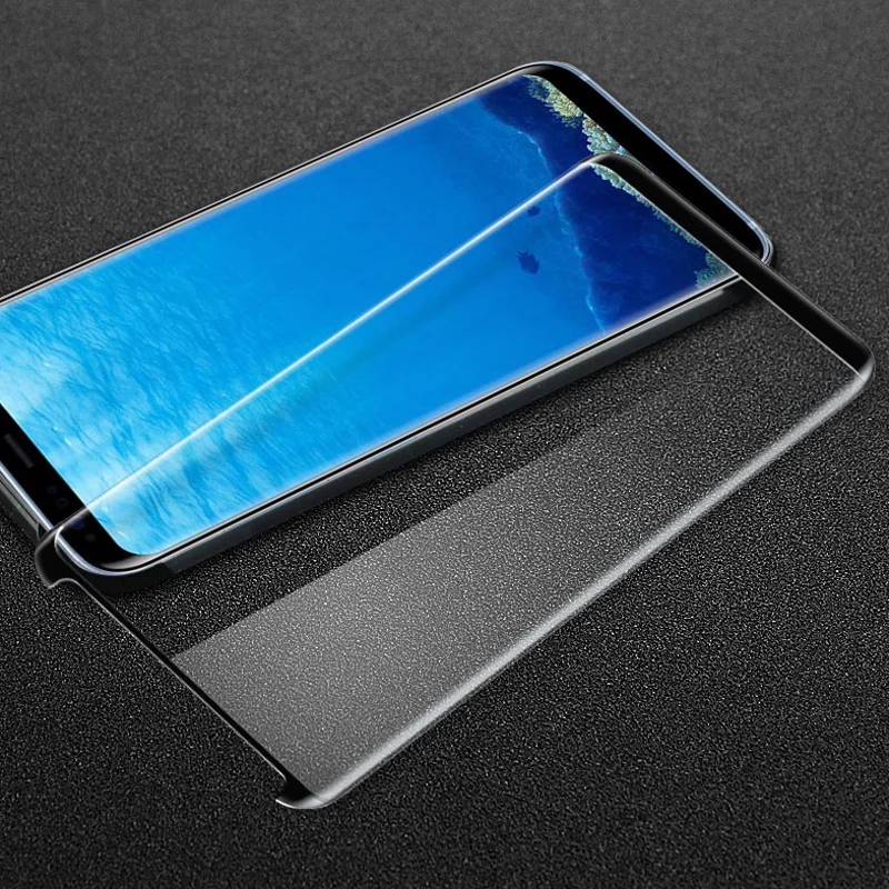 Защитное стекло закаленное 6D для Samsung Galaxy S8/S9 Plus/Note 8/9/S7 Edge | Мобильные телефоны и