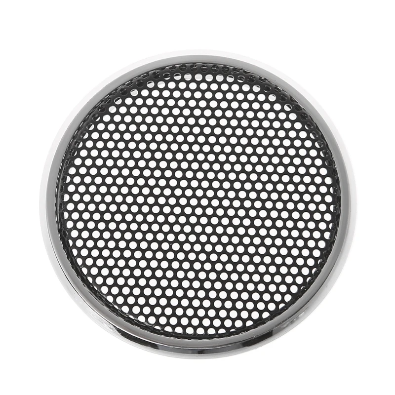 

2 Pcs 50mm Speaker Steel Mesh Round Grill Protective Cover Decorative Circle