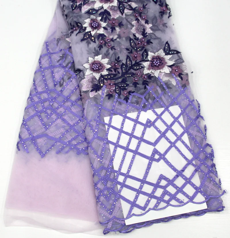 

Top sale new arrival African Lace Fabric. Nigerian Wedding Embroidered French Tulle Lace Material