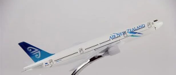 Горячая Распродажа 16 см модель самолета B747 Air Новая Зеландия металлическая для