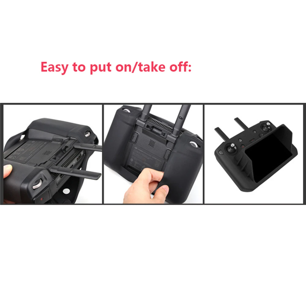 Silicone Protective Cover Case for DJI Mavic 2 Pro/Zoom Controller Shading Shell Skin with/without Sunhood | Электроника