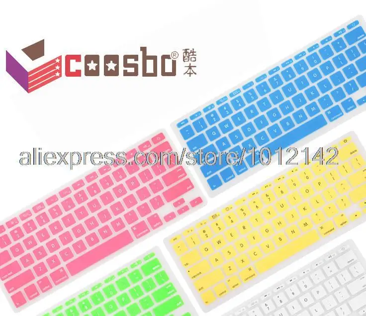 Цветная обложка для клавиатуры ноутбука Apple Mac MacBook air pro retina 13 15 17 10 шт. опт