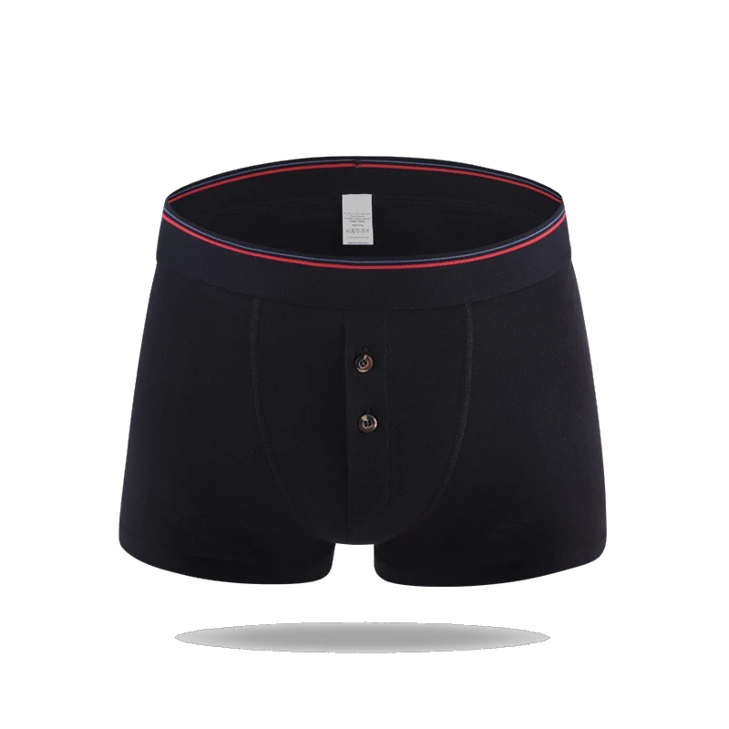 Мужские хлопковые боксеры 3 шт./лот мужское нижнее белье дышащие однотонные