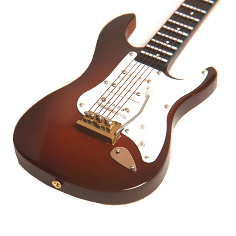 Миниатюрная модель электрической гитары moonпосольство миниатюрная коллекция