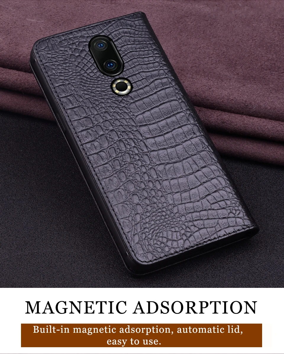 Чехол RYKKZ для Meizu 16th Plus, чехол для Meizu 16th, Силиконовый ТПУ флип, натуральная кожа, Роскошный чехол для Meizu 16th Plus