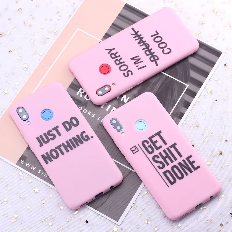 Силиконовый чехол для телефона Xiaomi Mi Redmi Note 5 6 7 8 9 10 lite Pro Plus Just Do Nothing Fundas|Бамперы| |