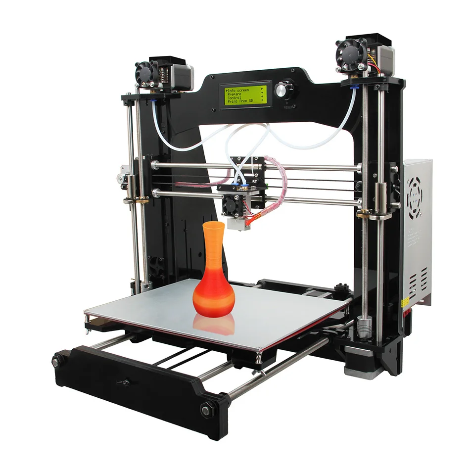 Geeetech Prusa I3 M201 3D принтеры 2 в 1 вне экструдер акриловая рамка Reprap рукоделие принт