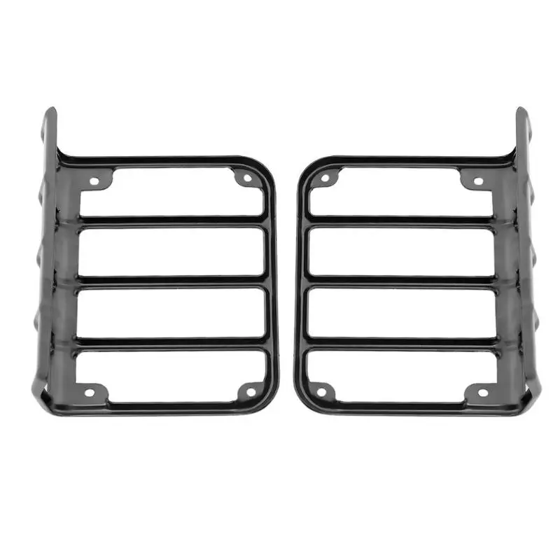 Металлический задний фонарь охранники чехлы для 2007 17 Jeep Wrangler JK JKU задние лампы