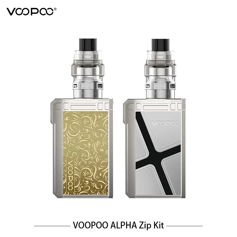 Оригинальный набор VOOPOO ALPHA Zip 180 Вт коробка на молнии мод Vape 4 мл Maat Танк с MT M2 M1