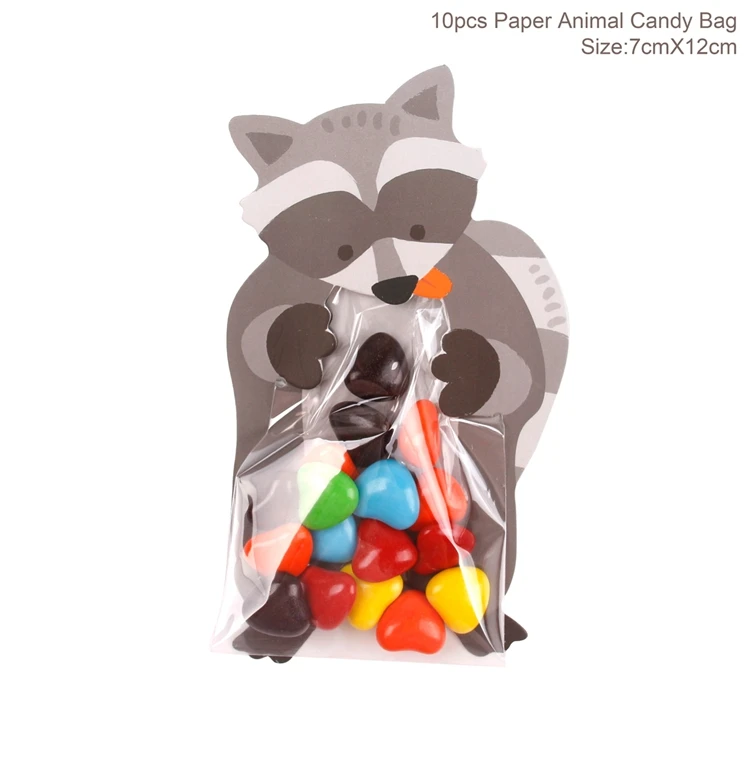 10 PCS Candy bags C Упаковка QFU, Рождественский Подарочный мешок, коробка для конфет, крафт-пакет, бумажная коробка для попкорна, бумажные пакеты с принтом, бумажные сумки для лечения, бумажные мешки для дня рождения - Цвет: 10 PCS Candy bags C
