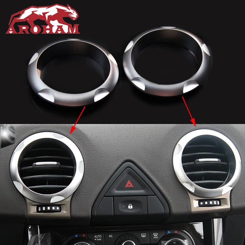 Car Air Conditioning Vent Trim Ring for Renault Koleos 2017 2012 Aluminum Alloy Modified Chrome Plated Accessories Styling | Автомобили и