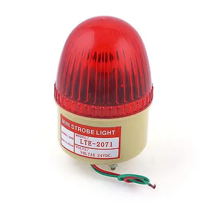 DC 24V сигнальный Маяк Strobe Light красный накаливания промышленный Предупреждение