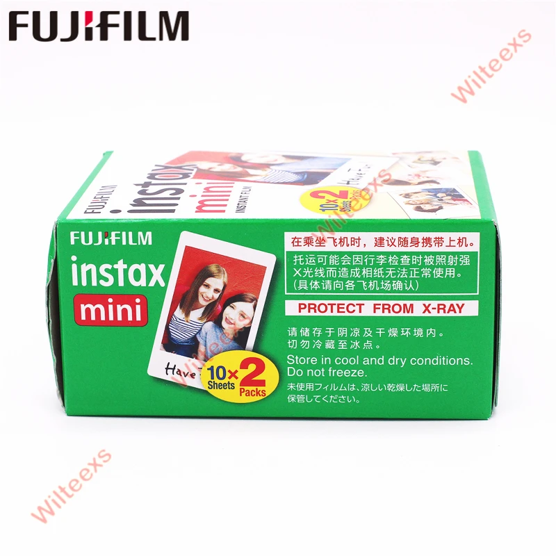 Оригинальный 60 листов Fujifilm Fuji Instax Mini Instant Фотобумага для мгновенного