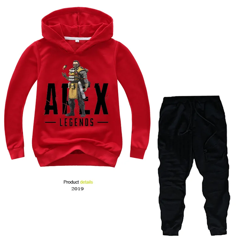 

DLF 2-16 2021 Baby Boys Clothing Sets Kids Girls Tracksuits Sport Suit Apex Legends Hoodie Spring Clothes Children Casual Sets