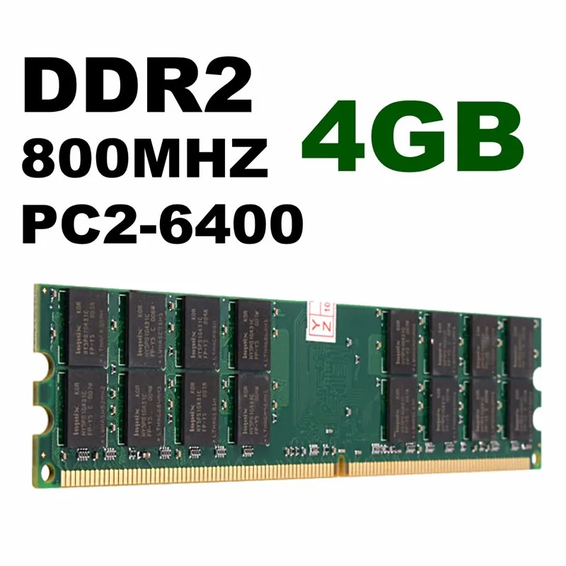4 ГБ DDR2 памяти Оперативная память 800 МГц PC2 6400 240 шпильки настольных ПК для
