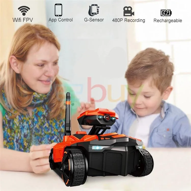 Смарт rc Танк телефон приложение управление led Wifi FPV HD камера AR PVP битва Электрический Ровер робот пульт дистанционного управления игрушки для детей мальчиков