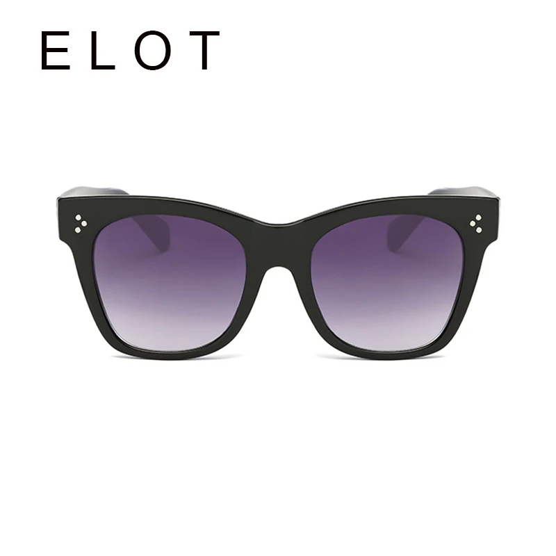 Elot Мода 2017 г. кошачий глаз Солнцезащитные очки для женщин Для Роскошные Брендовая