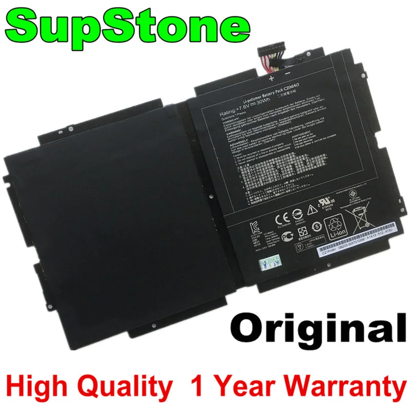 

Новые оригинальные аккумуляторы SupStone для ноутбука C21N1413, для ноутбука Transformer Book T300 T300FA C21N1413 C21Pn9H Akku, бесплатная доставка