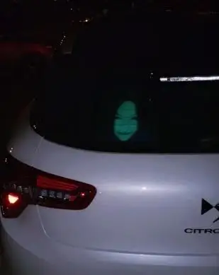 Светоотражающие ужасные автомобильные наклейки Женский дьявол индивидуальные