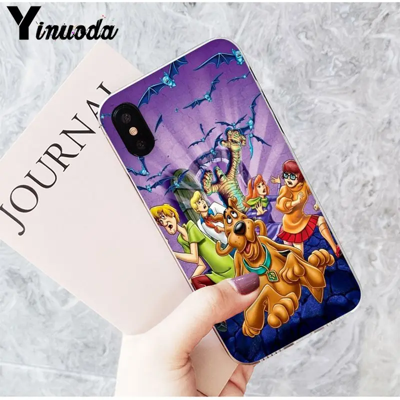 A4 Yinuoda Shaggy и Scooby Doo прозрачный мягкий для телефона чехол для Apple iPhone 8 7 6S Plus X XS MAX 5 5S SE XR мобильные чехлы - Цвет: A4