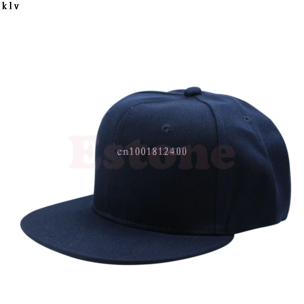 

Baseball hat Cap Blank Plain Snapback Hats Unisex Men's Hip-Hop Adjustable B-boy Baseball Cap