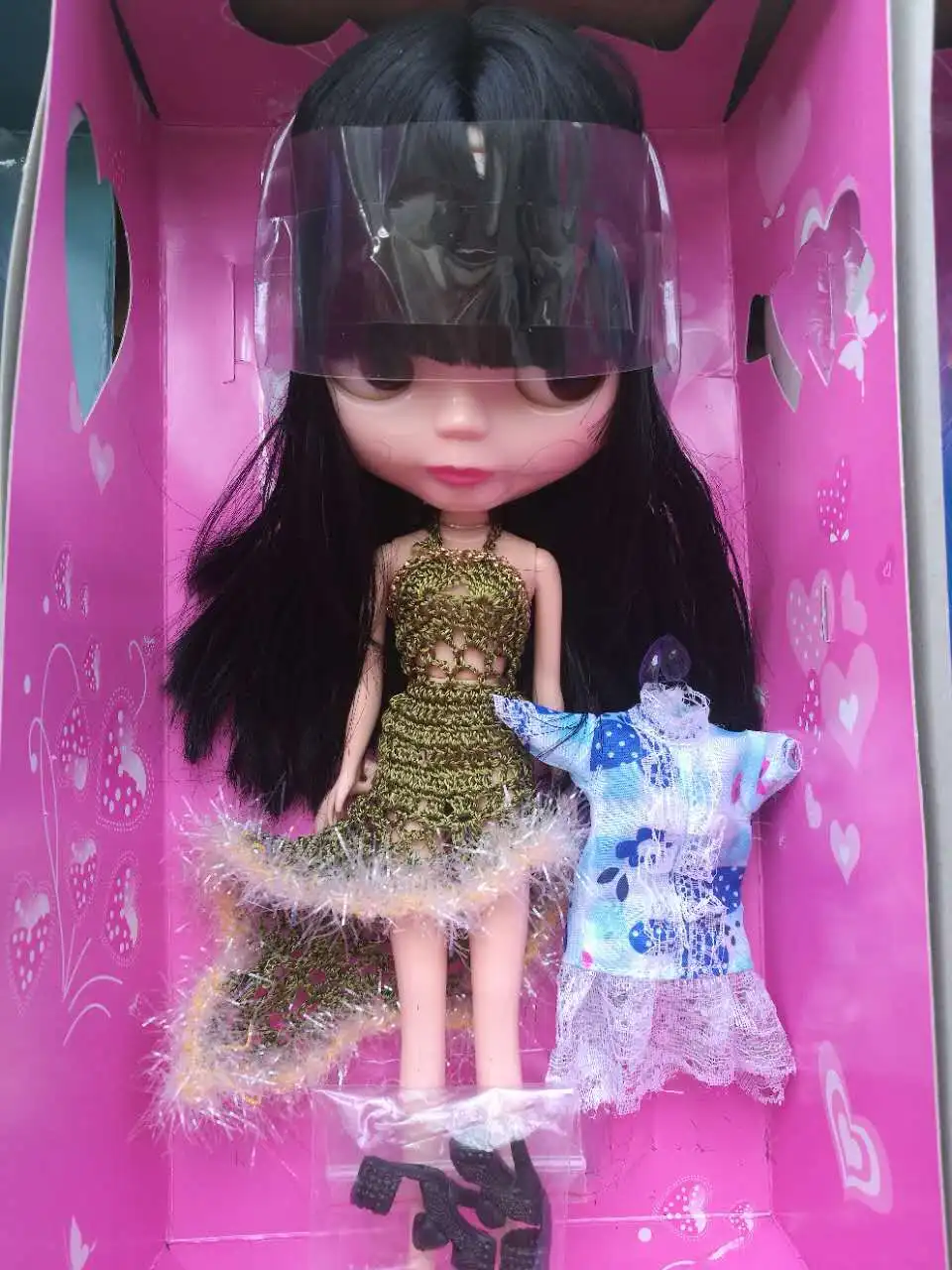 Кукла Blyth change для макияжа кукла ICY Обнаженная с 2 комплектами одежды + обуви