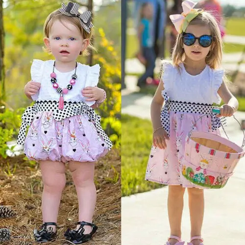 2019 брендовый комбинезон для новорожденных девочек с изображением пасхального