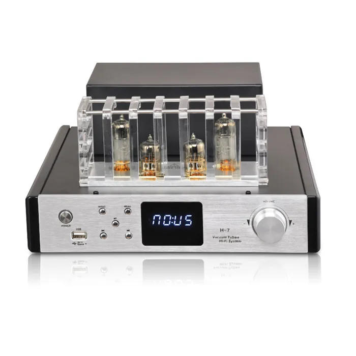 200 Вт ламповый усилитель 4,0 Bluetooth 2,1 hifi ламповый усилитель 100 Вт* 100 Вт+ пульт дистанционного управления
