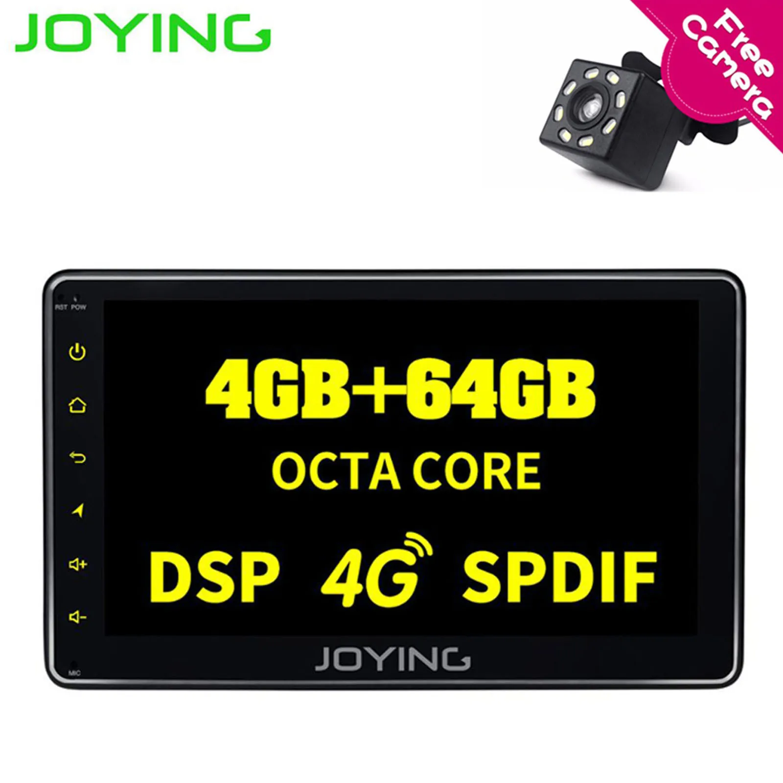 JOYING 1 Din 7 'ɺndroid 8 0 Универсальный Автомобильный радиоплеер gps навигация Wifi 4 Гб
