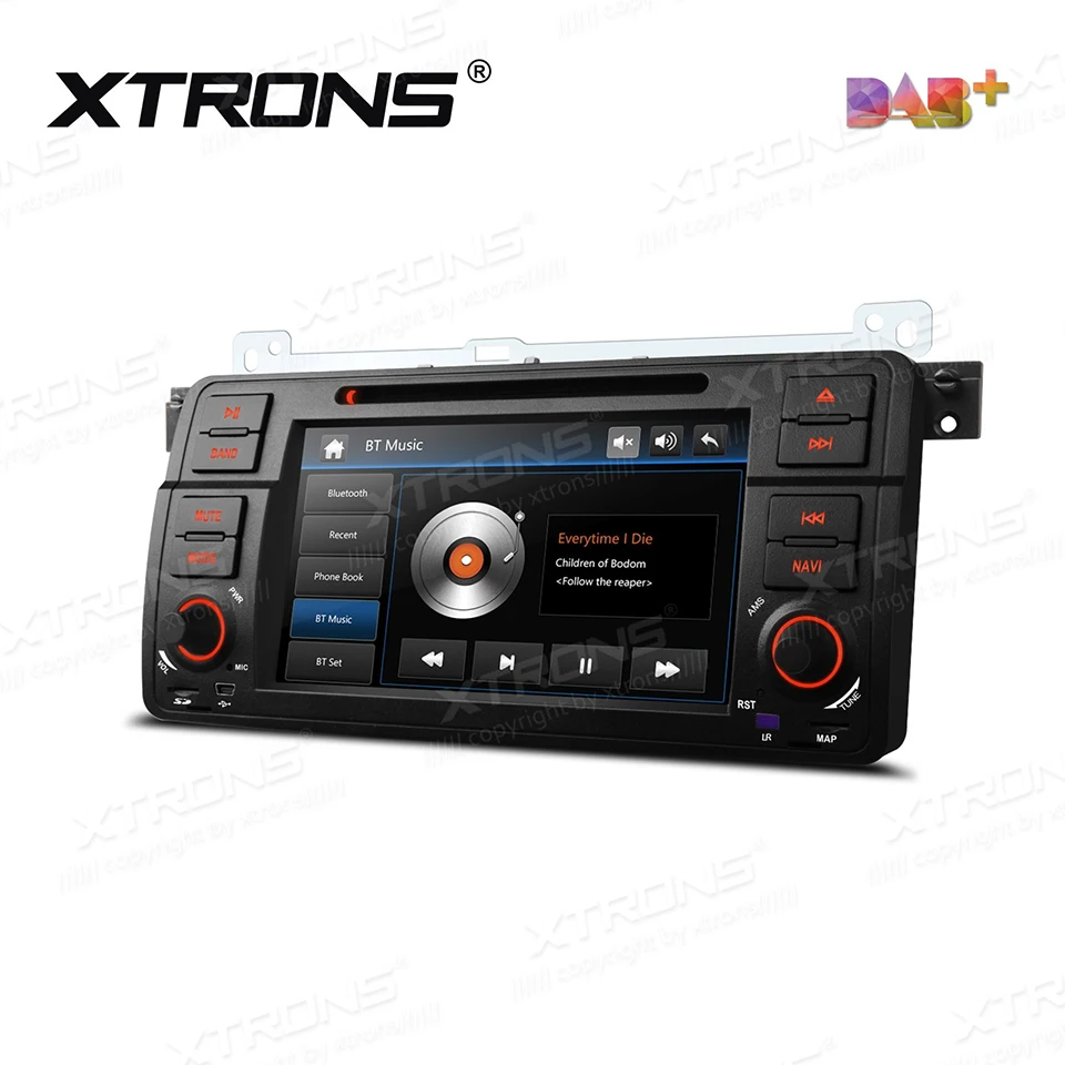 Автомобильный DVD плеер DAB + 1 Din 7 дюймов GPS для BMW E46 Sedan Coupe Convertible Touring Hatchback M3 Rover 75 MG ZT