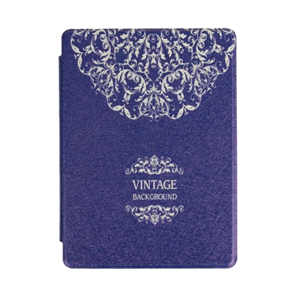 Flower vine Хит, ультра тонкий чехол из искусственной кожи с принтом для, новинка, Kobo Aura Edition, 2, 6 дюймов, читалка, умный, пробуждение/вверх, защитный чехол+ стилус - Цвет: Flower vine